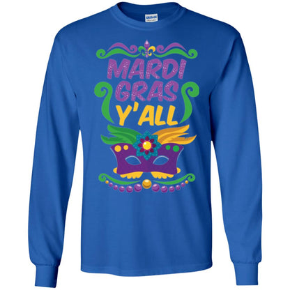 Mardi Gras T Shirt Mardi Gras Y_all T-shirt Royal