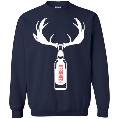 Christmas T-shirt Funny Christmas Reinbeer Navy