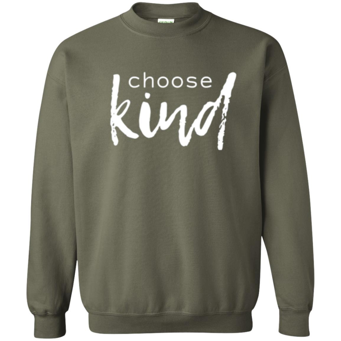Anti Bullying T-shirt Choose Kind T-shirt Military Green