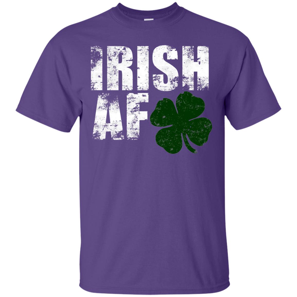 Funny Irish St. Patrick_s Day T-shirt Purple