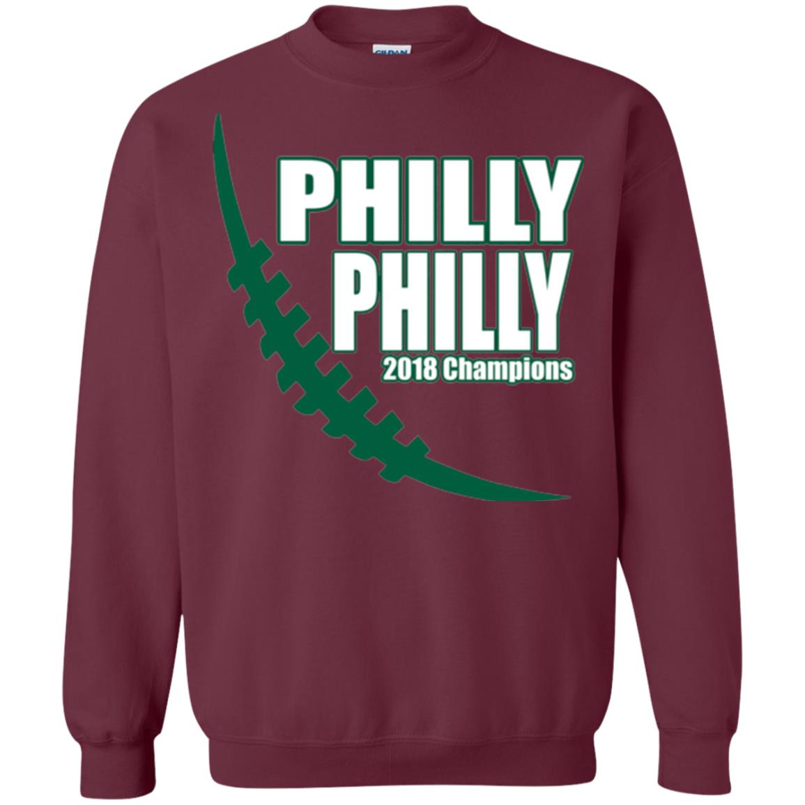 Football Lover T-shirt Philly Philly 2018 Championship Maroon