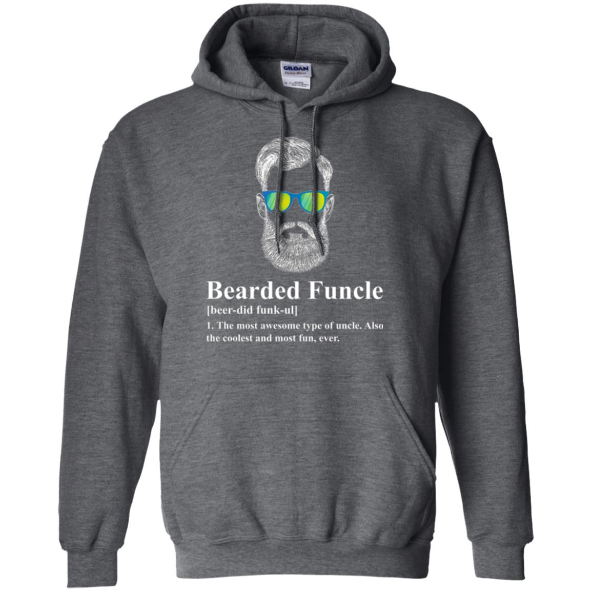 Uncle T-shirt Beared Funcle Dark Heather