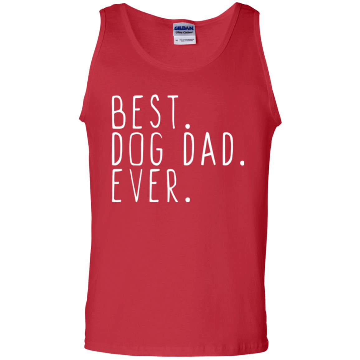 Best Dog Dad Ever T-shirt Red