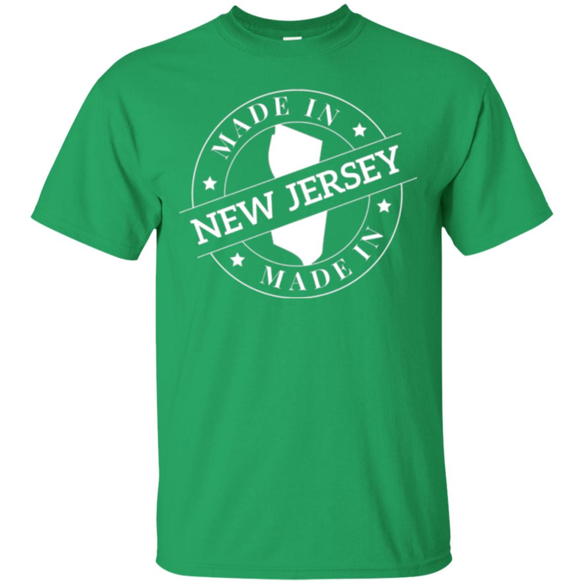 Made In New Jersey T-shirt Irish Green