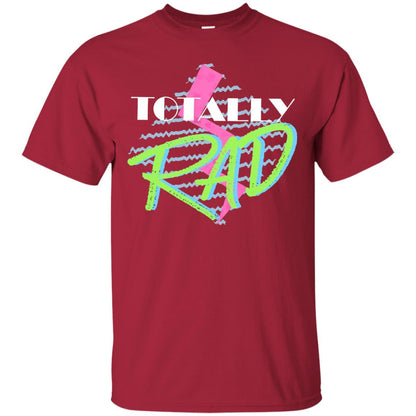 Totally Rad 1980s Party Shirt Cardinal