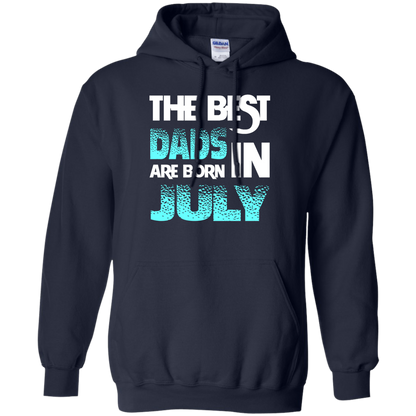 Daddy T-shirt The Best Dads Are Born In July Navy
