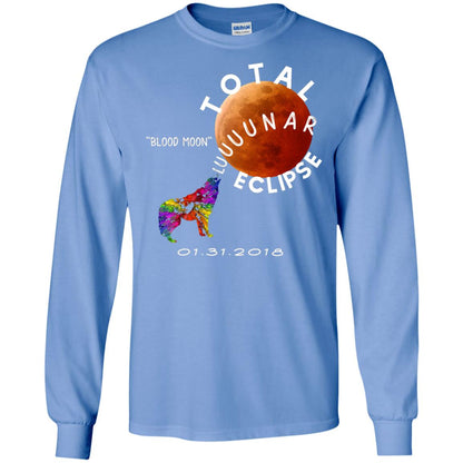 Best Total Lunar Eclipse Shirt 2018 Blood Moon T-shirt Carolina Blue