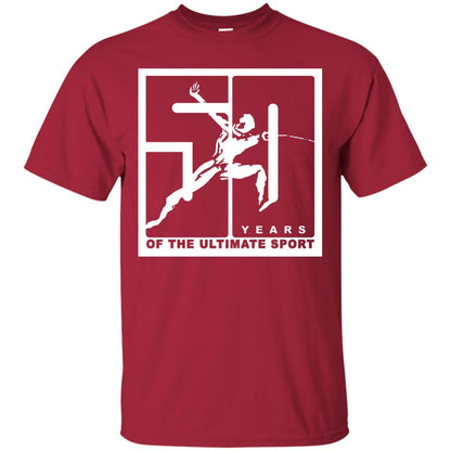 Unc Fencing Alumni Reunion 50th Anniversary Celebration Shirt Cardinal
