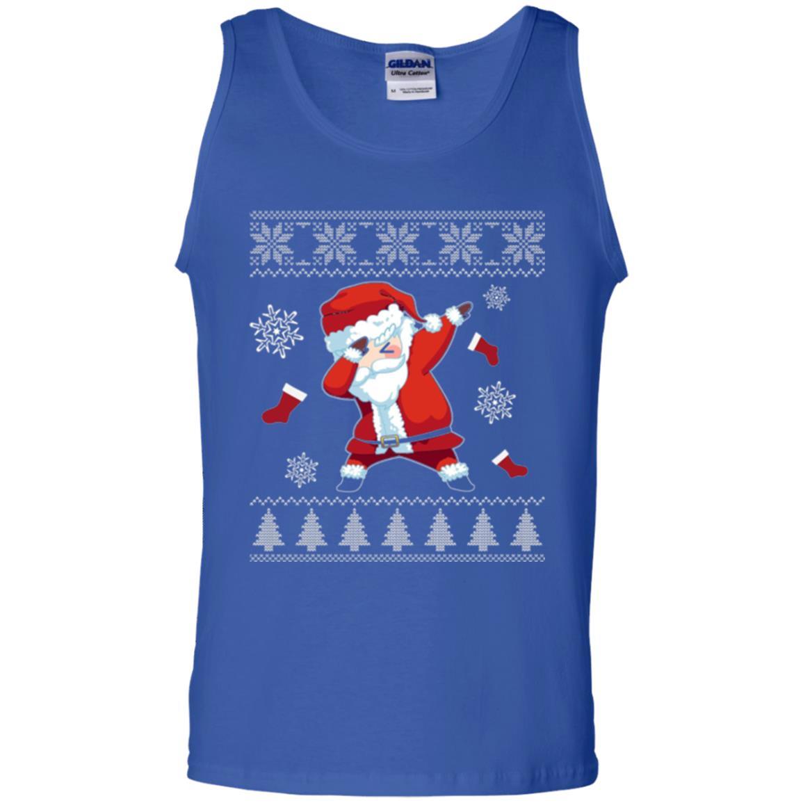 Christmas T-shirt Dabbing Santa Claus Royal