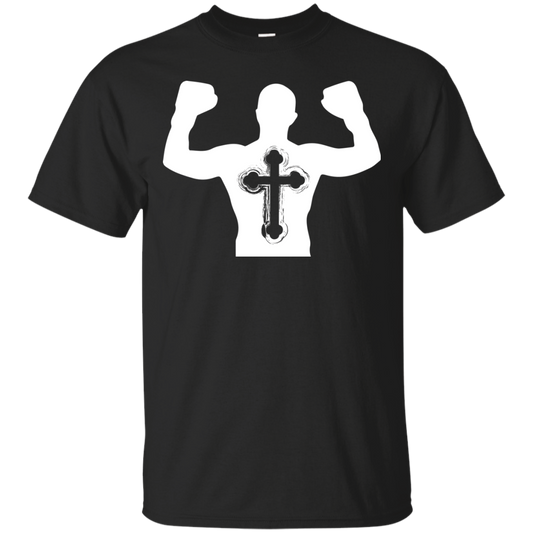 Christian Gym Exercise Workout T-shirt Black