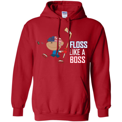 Floss Like A Boss Shirt For Hockey Players Red