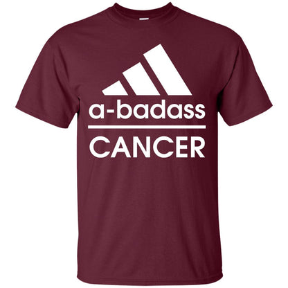 Abadass Cancer Shirt Maroon