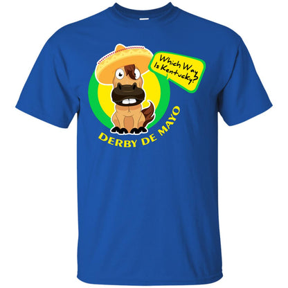 Which Way Is Kentucky Derby De Mayo Horse Race Shirt Royal