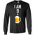 I Am 9 Plus 1 Beer 10th Birthday ShirtG240 Gildan LS Ultra Cotton T-Shirt