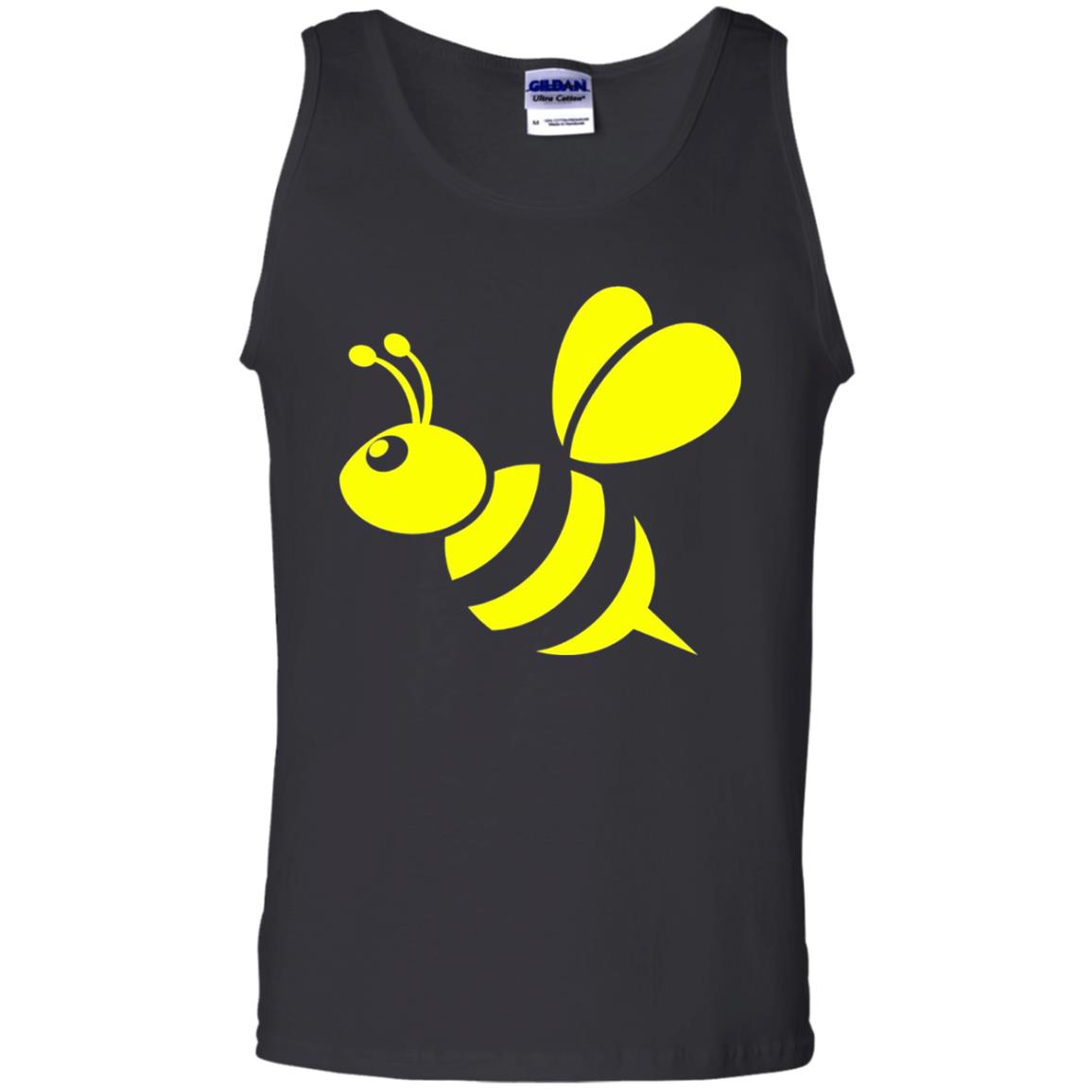 Yellow Honeybee Bee Lover T-shirt Black