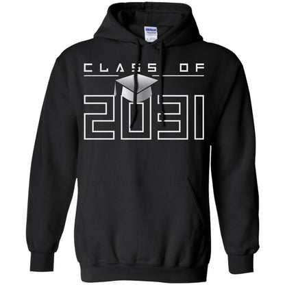 Class Of 2031 Kindergarten First Day Of School Graduate In 2031 Shirt Black