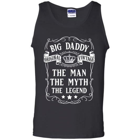 Big Daddy Original Vintage The Man Myth Legend Grandfather T-shirt Black