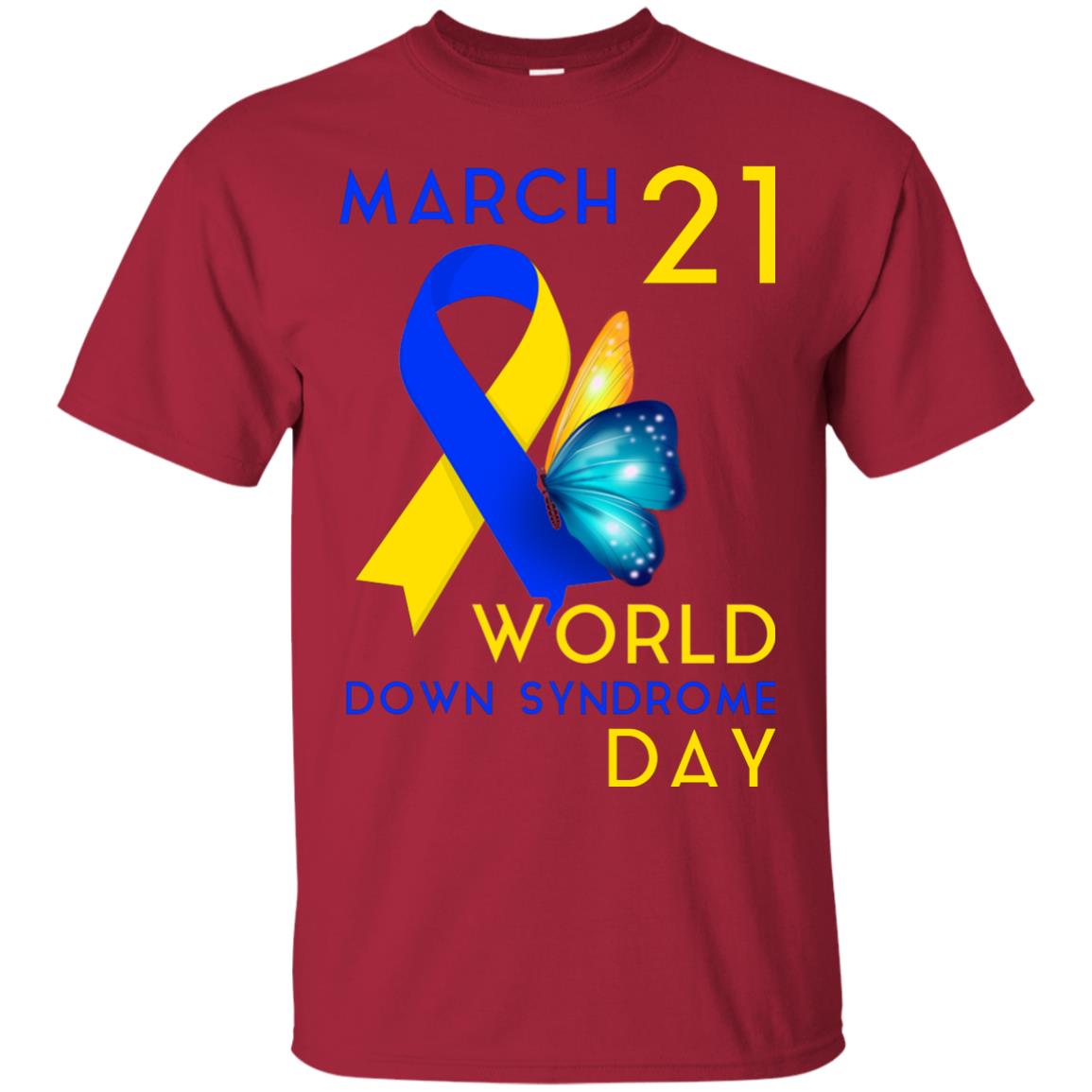 March 21 World Down Syndrome Day T-shirt For Down Syndrome Awareness Cardinal