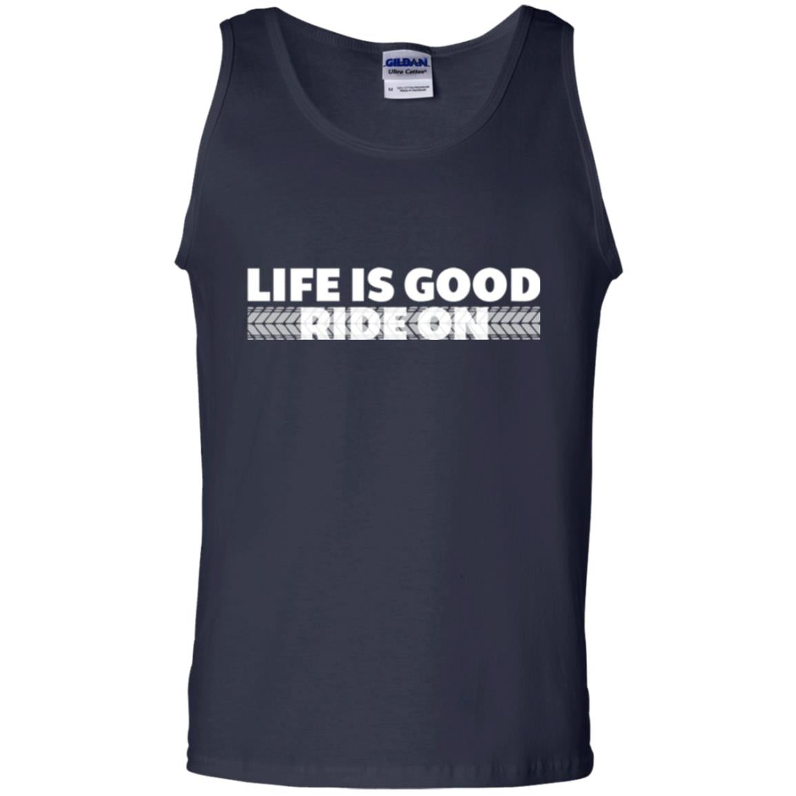 Life Is Good Ride On T-shirt Navy