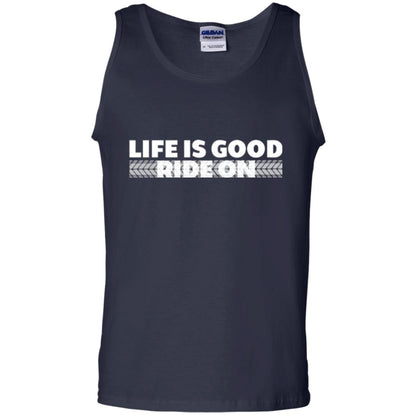 Life Is Good Ride On T-shirt Navy