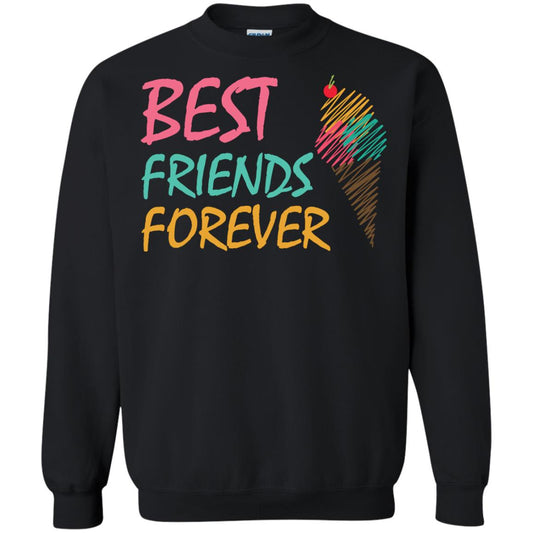 Best Friends Forever Ice Cream Lover T-shirt Black