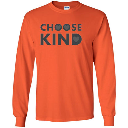 Anti Bullying T-shirt Choose Kind Orange