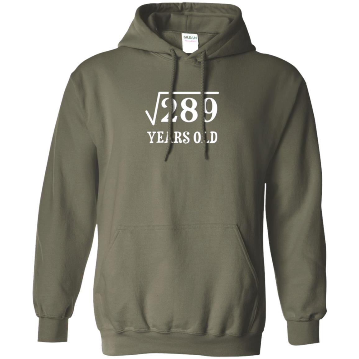 Brithday T-shirt Square Root Of 289 Military Green