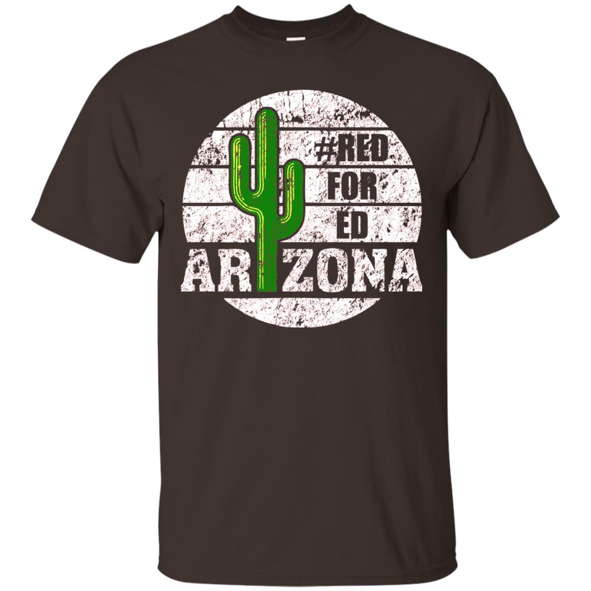 Vintage Red For Ed Arizona Cactus Lover Shirt Dark Chocolate