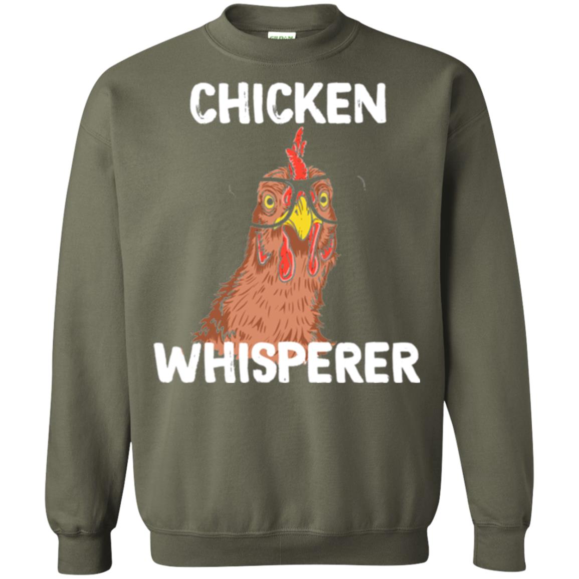 Chicken T-shirt Whisperer Military Green
