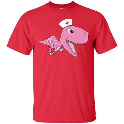 Dinosau-nurse Dinosaurus Nursing Shirt Red