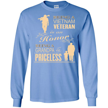Veteran T-shirt Being A Vietnam Veteran Is An Honor Carolina Blue