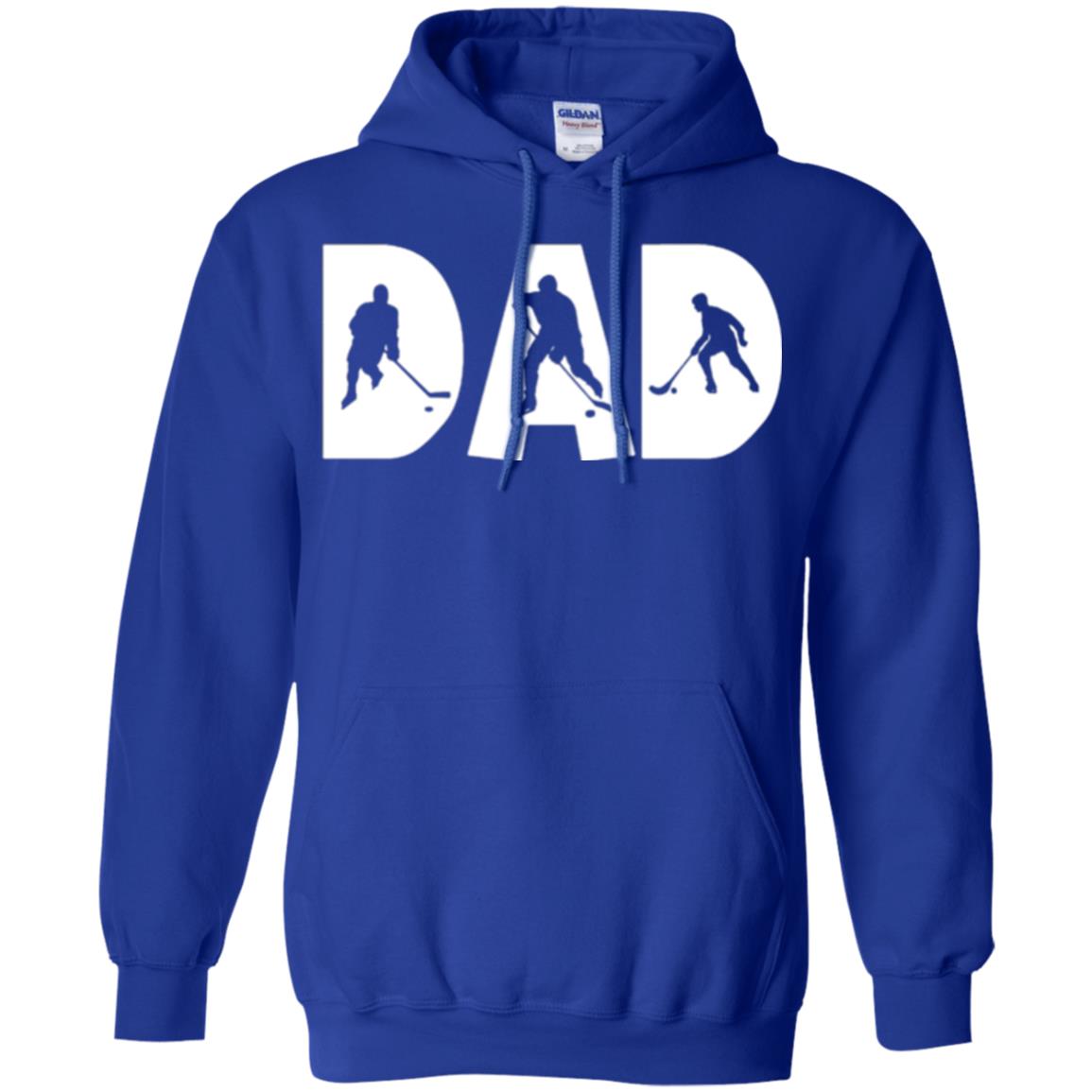 Daddy T-shirt Hockey Lover Royal