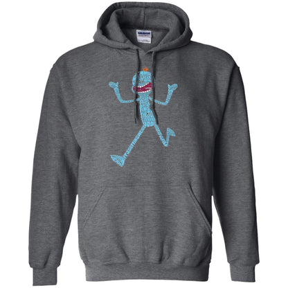 Cartoon T-shirt It_s Mr. Meeseeks Typography Dark Heather