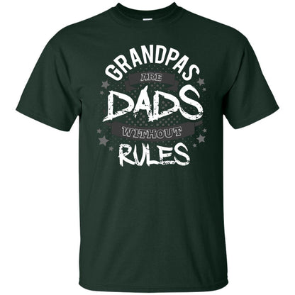 Grandpas Are Dads Without Rules Papa Shirt Forest