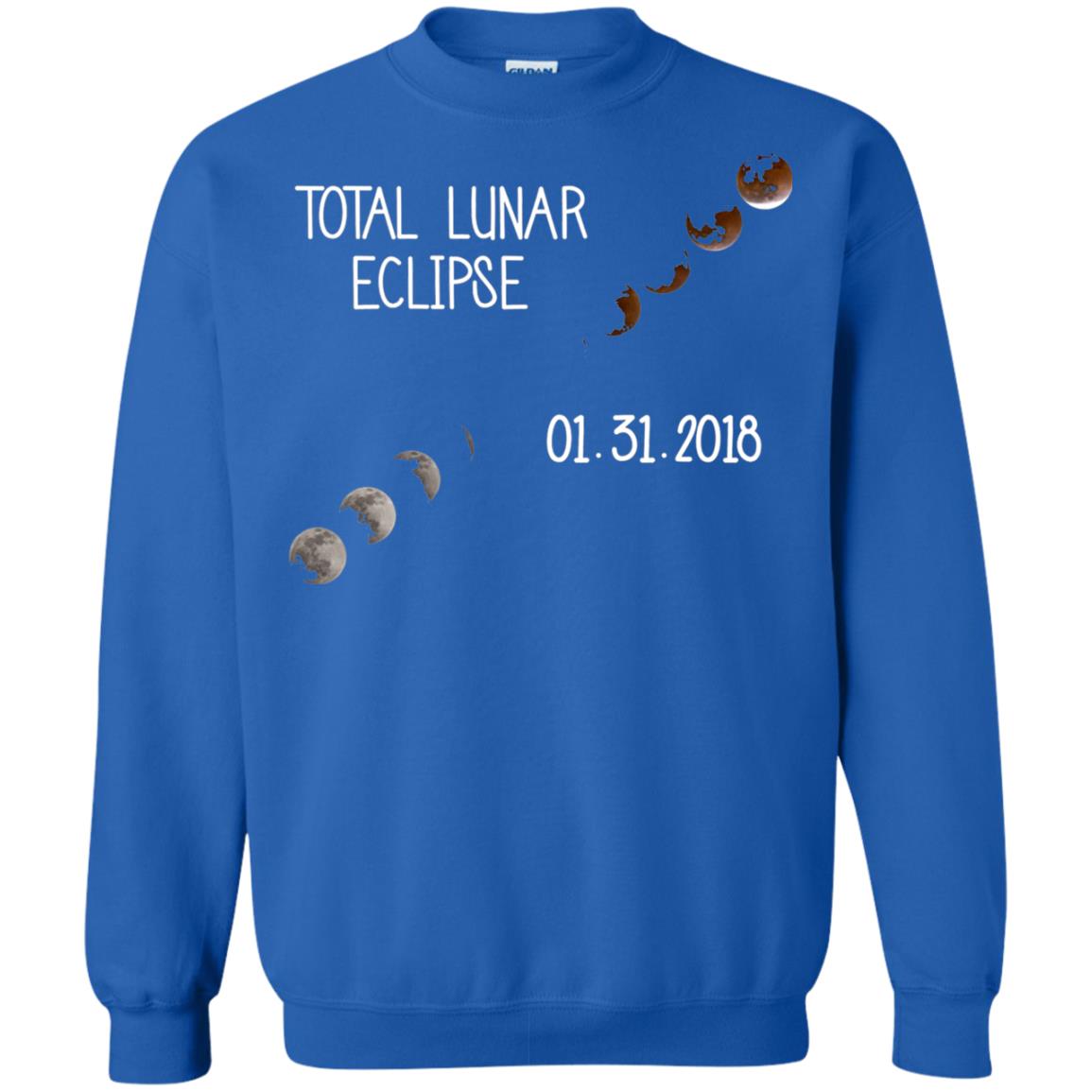 Total Lunar Eclipse 01-31-2018 Celebration Shirt Royal