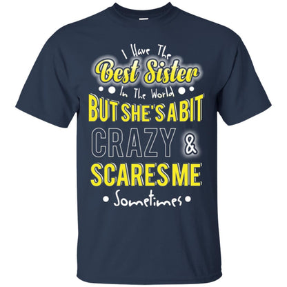 Family T-shirt I Have The Best Sister In The World Navy