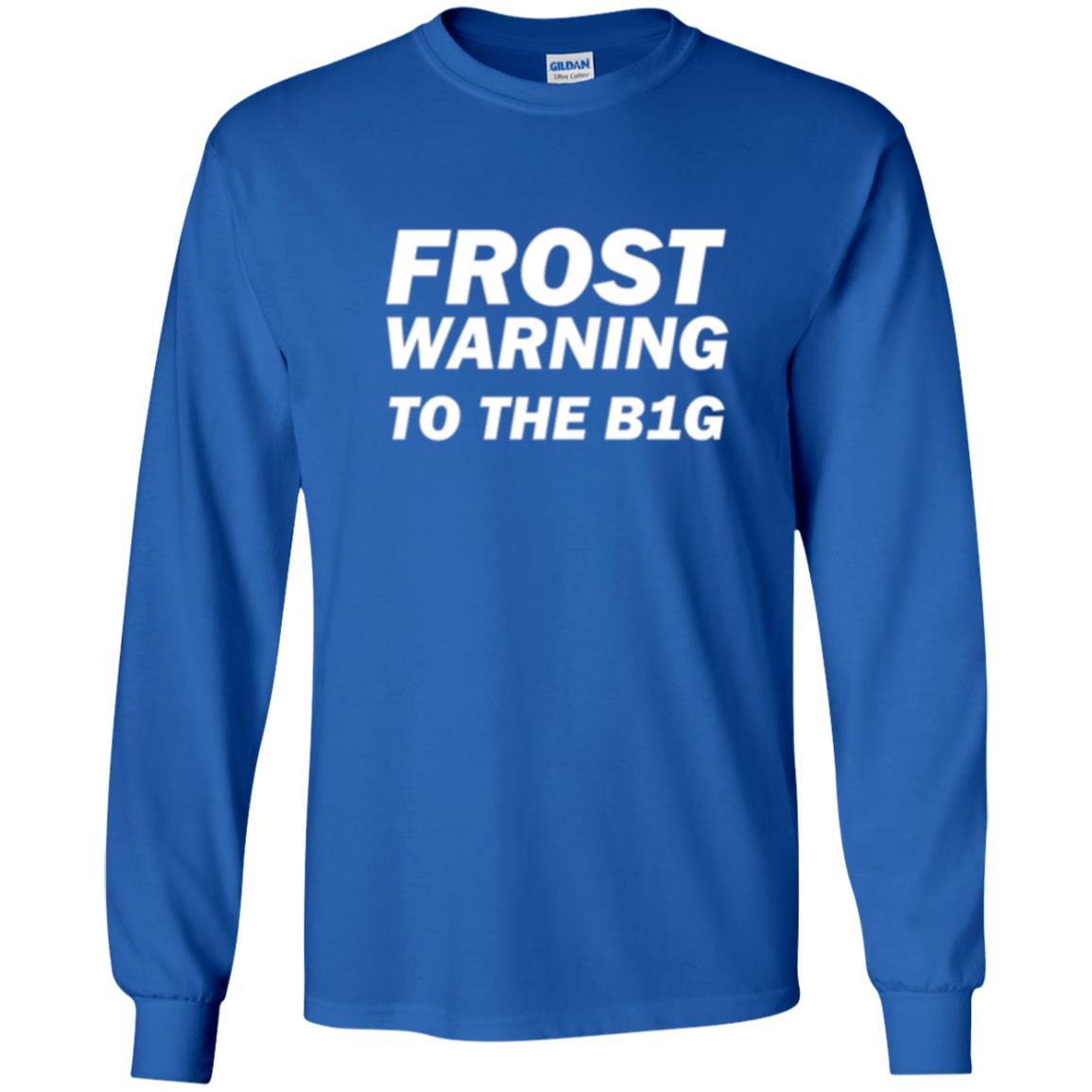 Frost Warning Nebraska T-shirt Royal