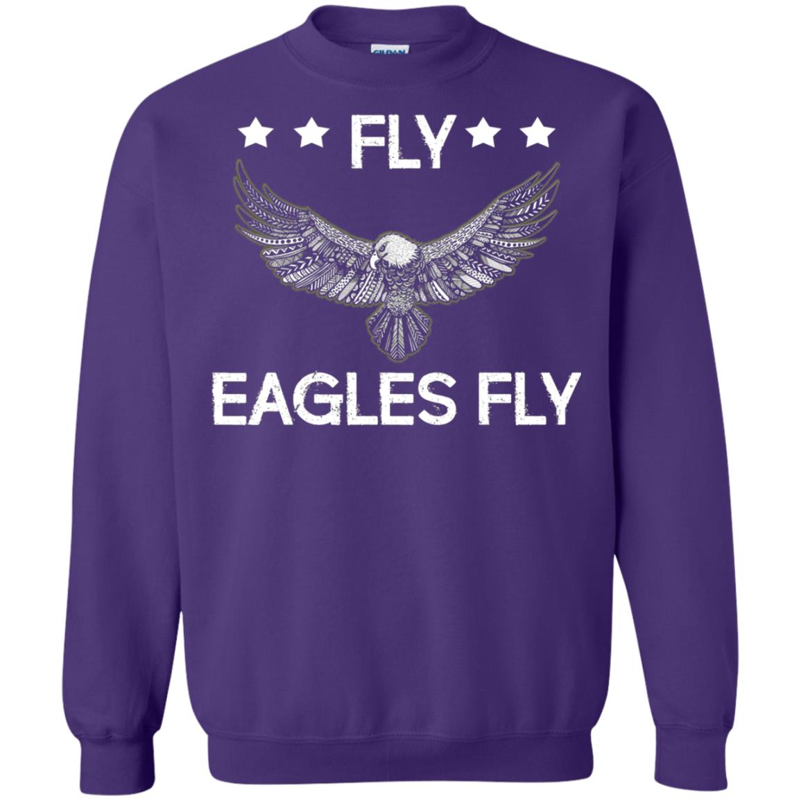 Flying Eagles Fly T-shirt Purple