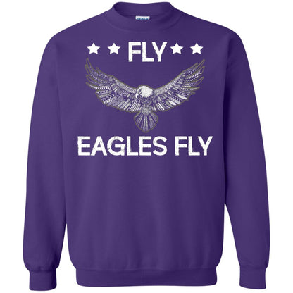 Flying Eagles Fly T-shirt Purple