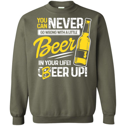 You Can Never Go Wrong With A Little Beer In Your Life Rock On Everyone Military Green