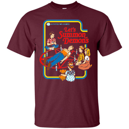 Lets Summon Demons Shirt Maroon