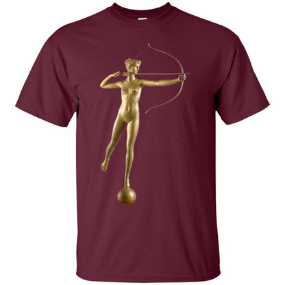 Mythology T-shirt Artemis Greek Goddess Maroon