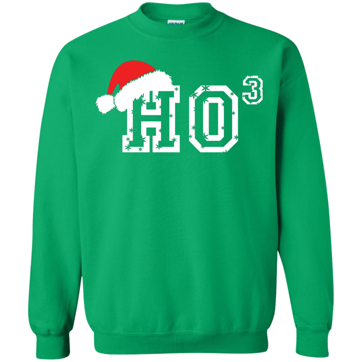Christmas T-Shirt Ho Ho Ho Irish Green