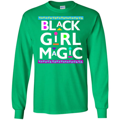 Black Girl Magic T-shirt Women_s Black History Irish Green