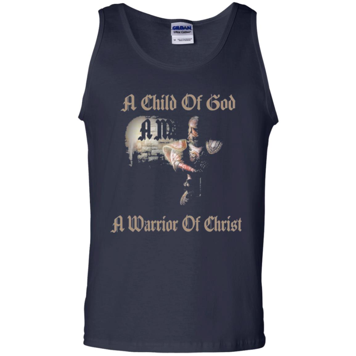 Crusader Knights Templar T-shirt A Child Of God Navy
