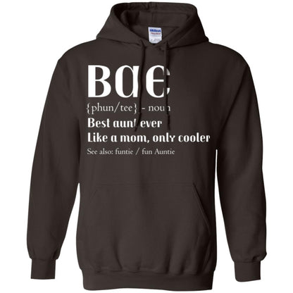 Bae Best Aunt Ever Shirt Dark Chocolate