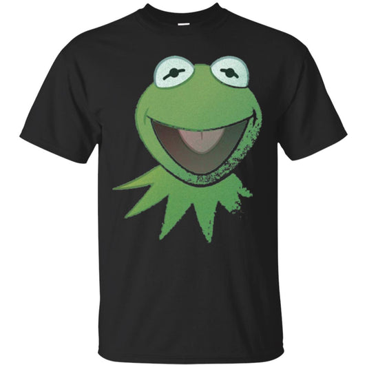 Muppets Kermit The Frog Face T-shirt Black