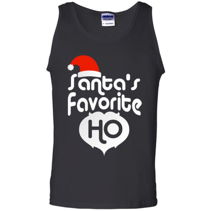 Christmas T-shirt Santa's Favorite Ho Black