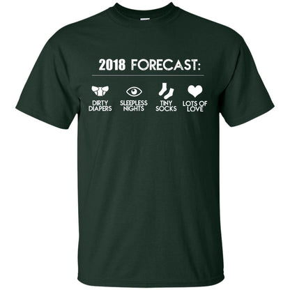 Funny New Dad For Expecting Fathers Daddy T-shirt Forest