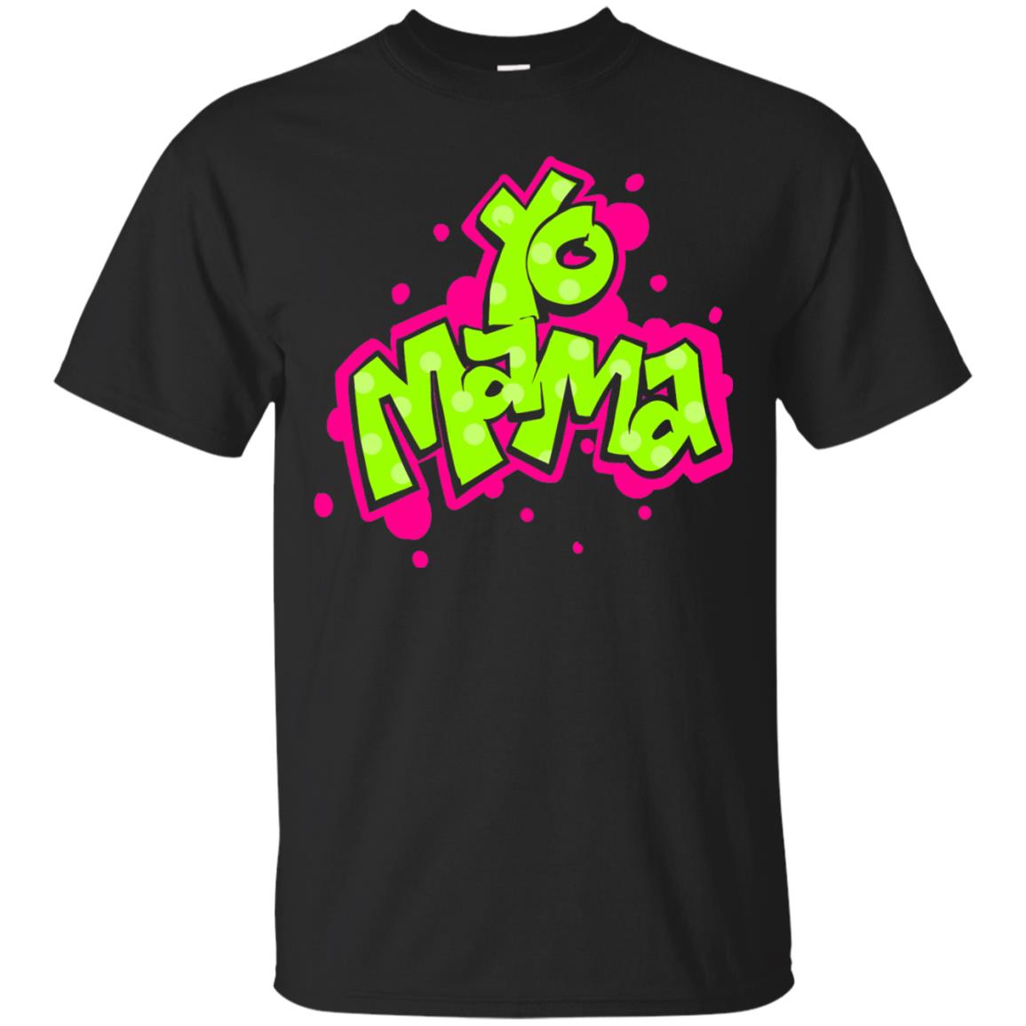 Yo Mama Fresh Princes Style 90s Hip Hop Party T-shirt Black